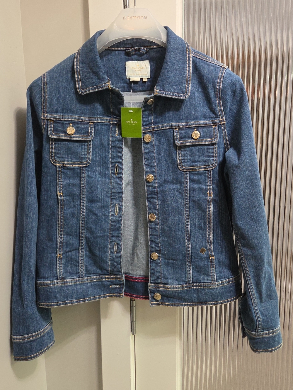 Kate Spade - Medium Wash Blue Denim Jacket (NWT)